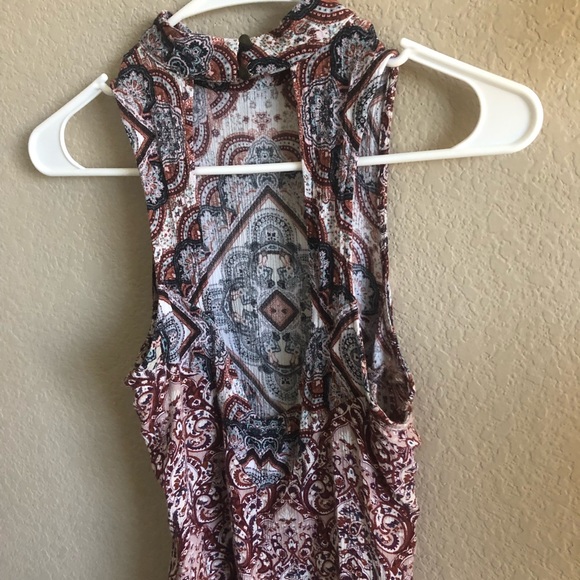 Tribal backless shift mini dress - Picture 5 of 5